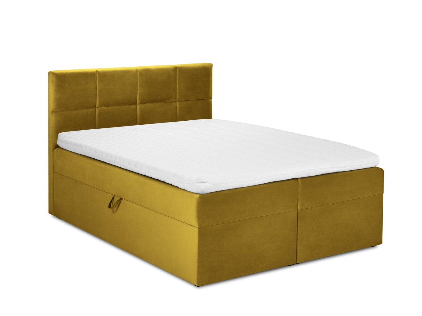 Voodi Mazzini Beds Mimicry 140x200 cm, kollane hind ja info | Voodid | kaup24.ee