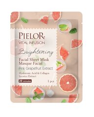 Pielor Vital Infusion Kangasmask Brightening 25ml hind ja info | Näomaskid, silmamaskid | kaup24.ee