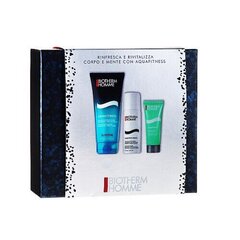 Komplekt Biotherm Homme meestele: dušigeel, 200 ml + raseerimisvaht, 50 ml + näopesugeel, 20 ml цена и информация | Масла, гели для душа | kaup24.ee