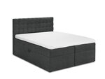 Кровать Mazzini Beds Jade 180x200 см, темно-серая