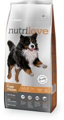 Nutrilove koeratoit adult L värske kana 12 kg hind ja info | Nutrilove Lemmikloomatarbed | kaup24.ee