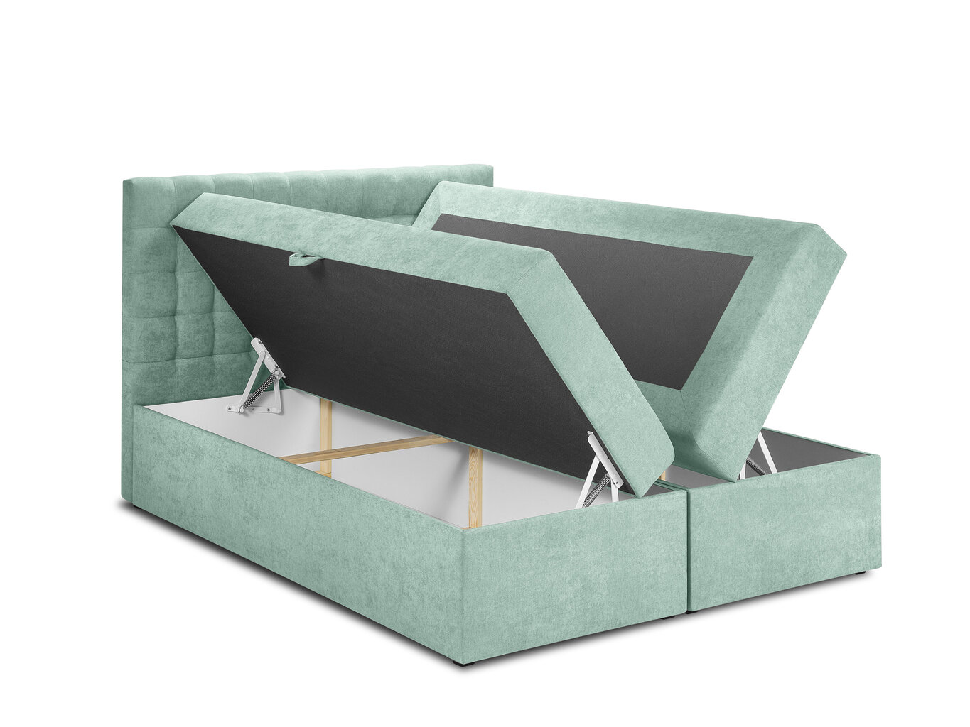 Voodi Mazzini Beds Jade 160x200 cm, heleroheline цена и информация | Voodid | kaup24.ee