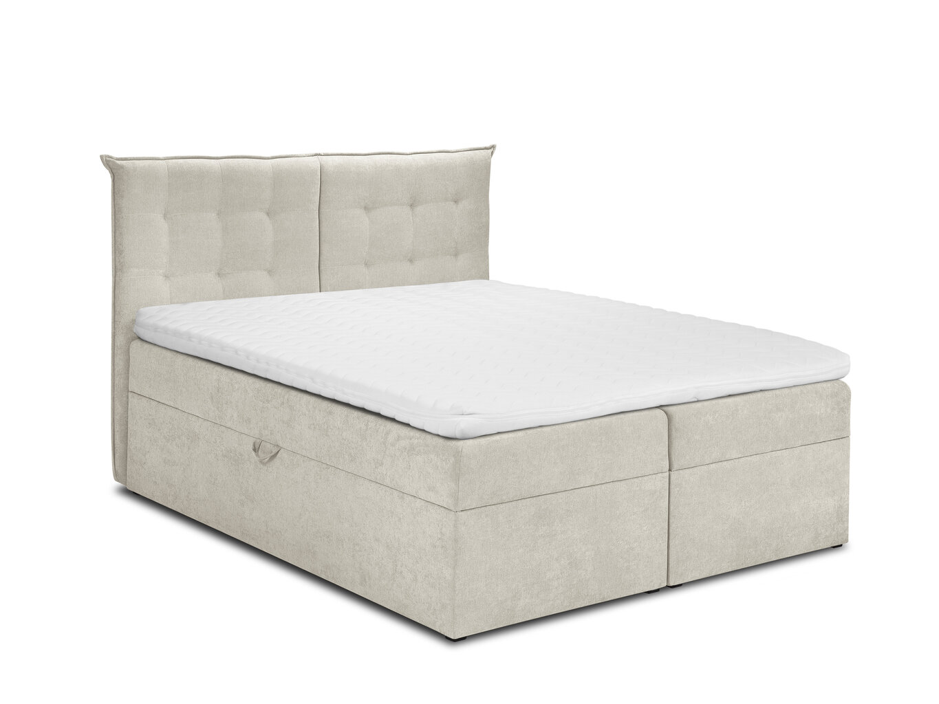 Voodi Mazzini Beds Echaveria 140x200 cm, beeži värvi hind ja info | Voodid | kaup24.ee