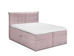 Кровать Mazzini Beds Echaveria 160x200 см, розовая