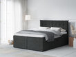 Voodi Mazzini Beds Echaveria 160x200 cm, tumehall цена и информация | Voodid | kaup24.ee