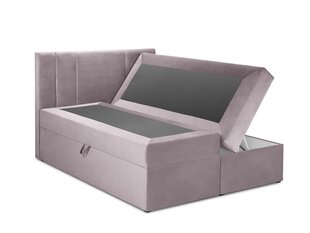 Кровать Mazzini sofas Afra 140x200 см, розовая цена и информация | Кровати | kaup24.ee