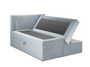 Voodi Mazzini sofas Afra 160x200 cm, helesinine цена и информация | Кровати | kaup24.ee