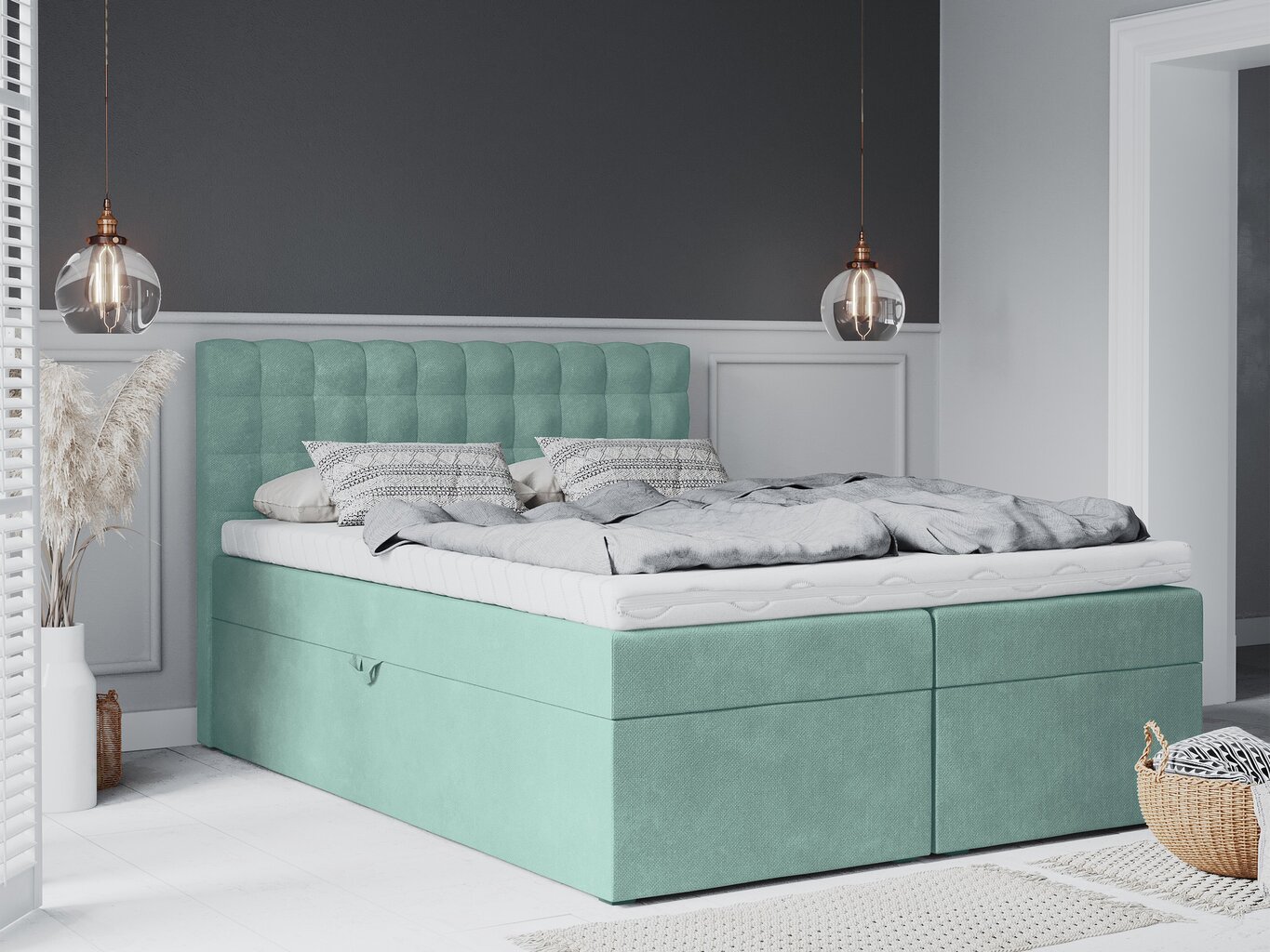 Voodi Mazzini Beds Jade 180x200 cm, heleroheline hind ja info | Voodid | kaup24.ee