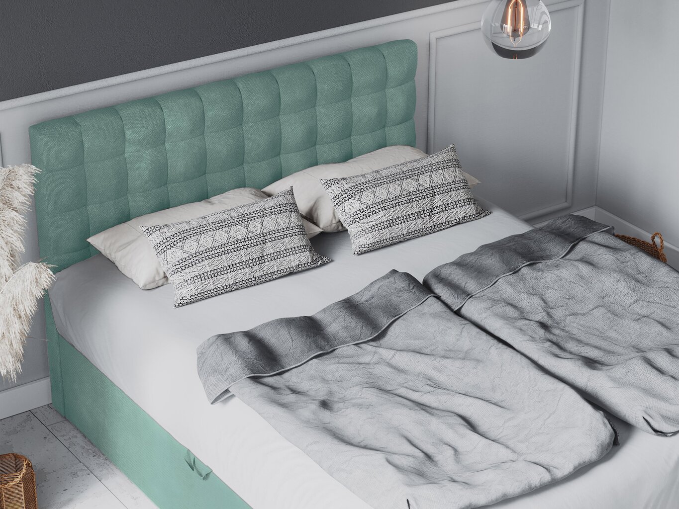 Voodi Mazzini Beds Jade 180x200 cm, heleroheline hind ja info | Voodid | kaup24.ee