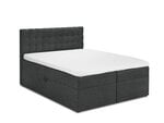 Кровать Mazzini Beds Jade 160x200 см, темно-серая