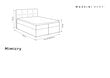 Voodi Mazzini Beds Mimicry 160x200 cm, roosa hind ja info | Voodid | kaup24.ee
