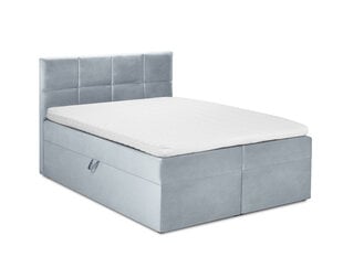 Кровать Mazzini Beds Mimicry 140x200 см, светло-синяя цена и информация | Кровати | kaup24.ee