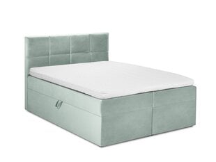 Кровать Mazzini Beds Mimicry 140x200 см, светло-зеленая цена и информация | Кровати | kaup24.ee