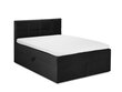 Voodi Mazzini Beds Mimicry 180x200 cm, must hind ja info | Voodid | kaup24.ee