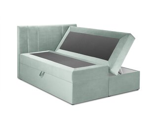 Voodi Mazzini sofas Afra 160x200 cm, heleroheline цена и информация | Кровати | kaup24.ee