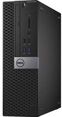 Dell 5040 SFF i7-6700 4GB 480GB SSD 2TB HDD GT710 2GB DVD-RW Windows 10 Professional цена и информация | Стационарные компьютеры | kaup24.ee