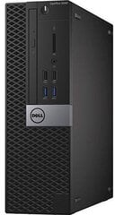 Dell 5040 SFF i7-6700 4GB 240GB SSD 500GB HDD DVD-RW Windows 10 Professional hind ja info | Lauaarvutid | kaup24.ee