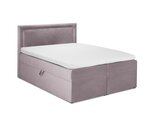 Кровать Mazzini Beds Yucca 140x200 см, розовая