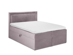 Кровать Mazzini Beds Yucca 160x200 см, розовая цена и информация | Кровати | kaup24.ee