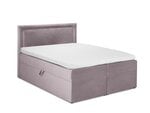 Кровать Mazzini Beds Yucca 160x200 см, розовая