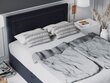 Voodi Mazzini Beds Yucca 140x200 cm, tumesinine цена и информация | Voodid | kaup24.ee