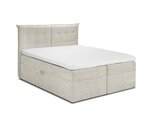 Voodi Mazzini Beds Echaveria 160x200 cm, beeži värvi