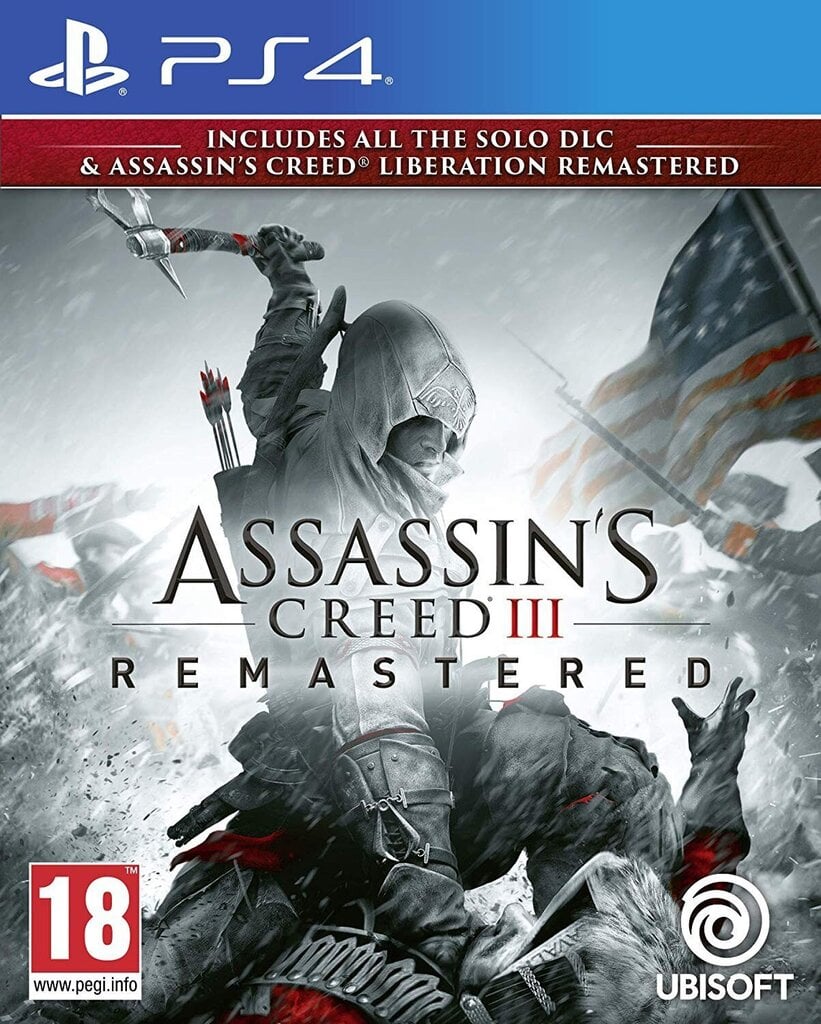 Assassin's Creed III Remastered PS4 hind ja info | Arvutimängud, konsoolimängud | kaup24.ee