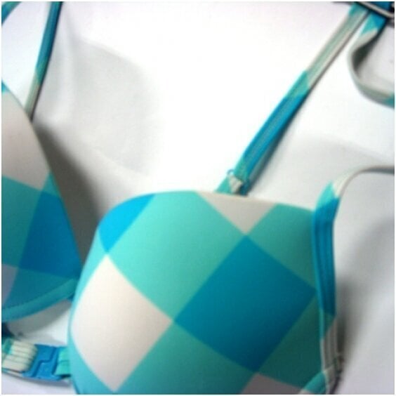 Hunkemoller Aqua blue check hind ja info | Naiste ujumisriided | kaup24.ee