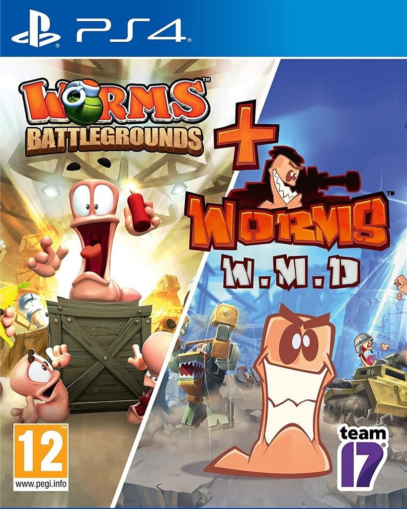 Worms Battleground + Worms WMD PS4 hind ja info | Arvutimängud, konsoolimängud | kaup24.ee