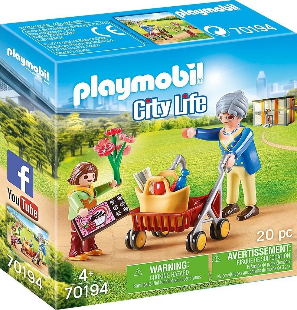 70194 PLAYMOBIL® City Life Vanaema lapsega цена и информация | Klotsid ja konstruktorid | kaup24.ee