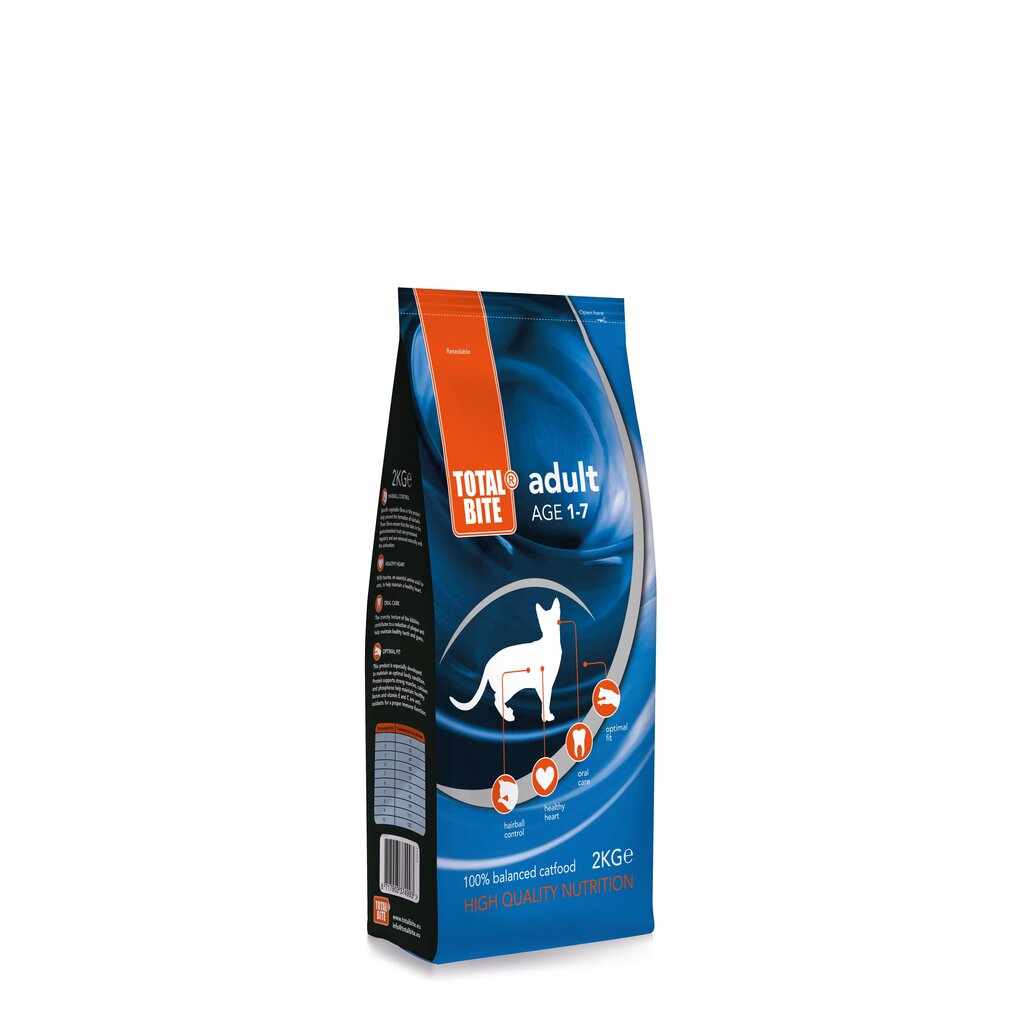 Total Bite Cat Adult 2kg цена и информация | Kuivtoit kassidele | kaup24.ee