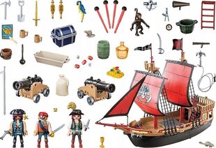 70411 PLAYMOBIL® Pirates Pealuu piraatlaev hind ja info | Klotsid ja konstruktorid | kaup24.ee