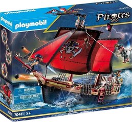 70411 PLAYMOBIL® Pirates Pealuu piraatlaev цена и информация | Конструкторы и кубики | kaup24.ee