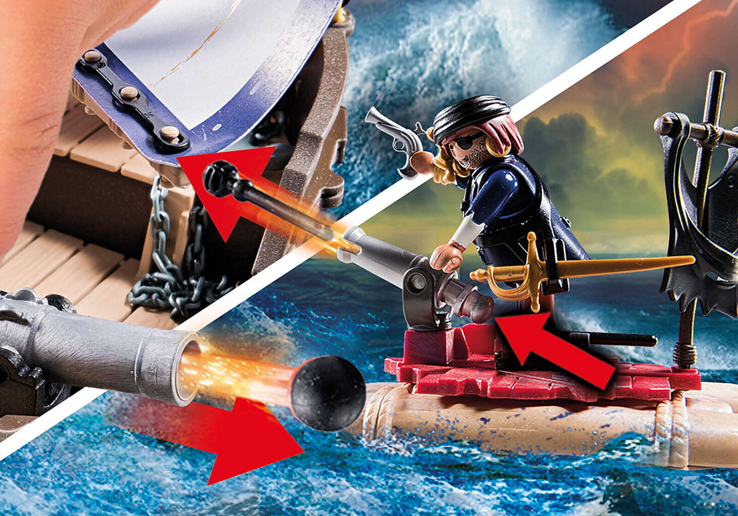 70412 PLAYMOBIL® Pirates Karavell hind ja info | Klotsid ja konstruktorid | kaup24.ee