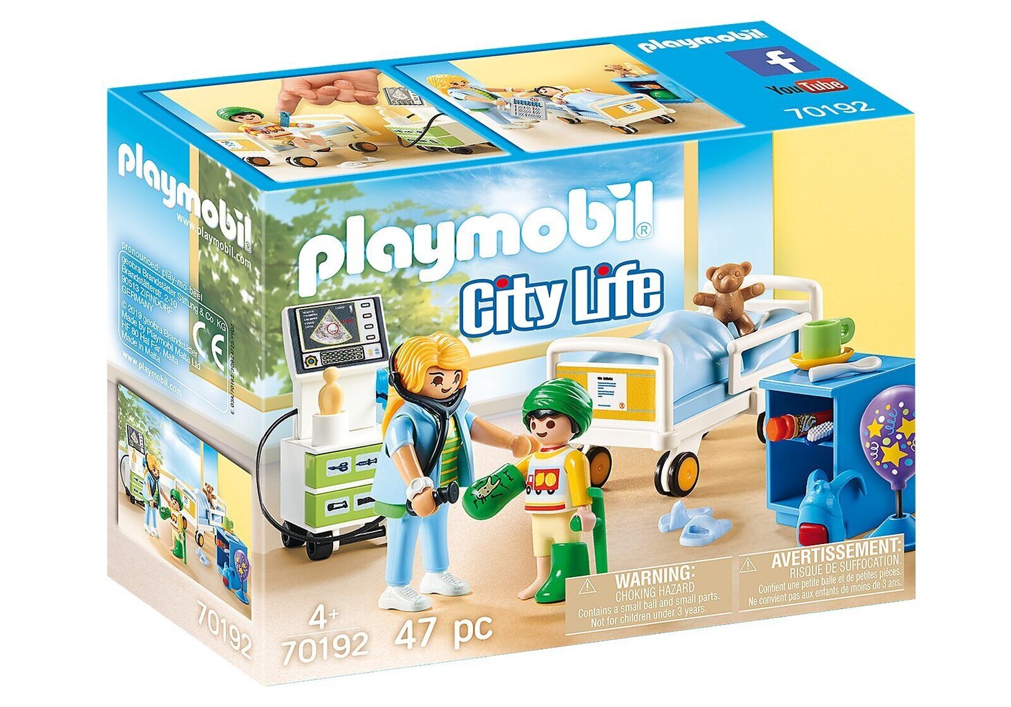 70192 PLAYMOBIL® City Life, Lastehaigla osakond цена и информация | Klotsid ja konstruktorid | kaup24.ee