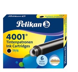 Капсулы Pelikan TP/6 черные цена и информация | Письменные принадлежности | kaup24.ee