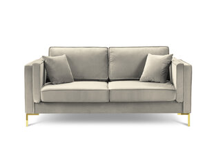Двухместный бархатный диван Milo Casa Giuseppe, бежевый цена и информация | Диваны | kaup24.ee