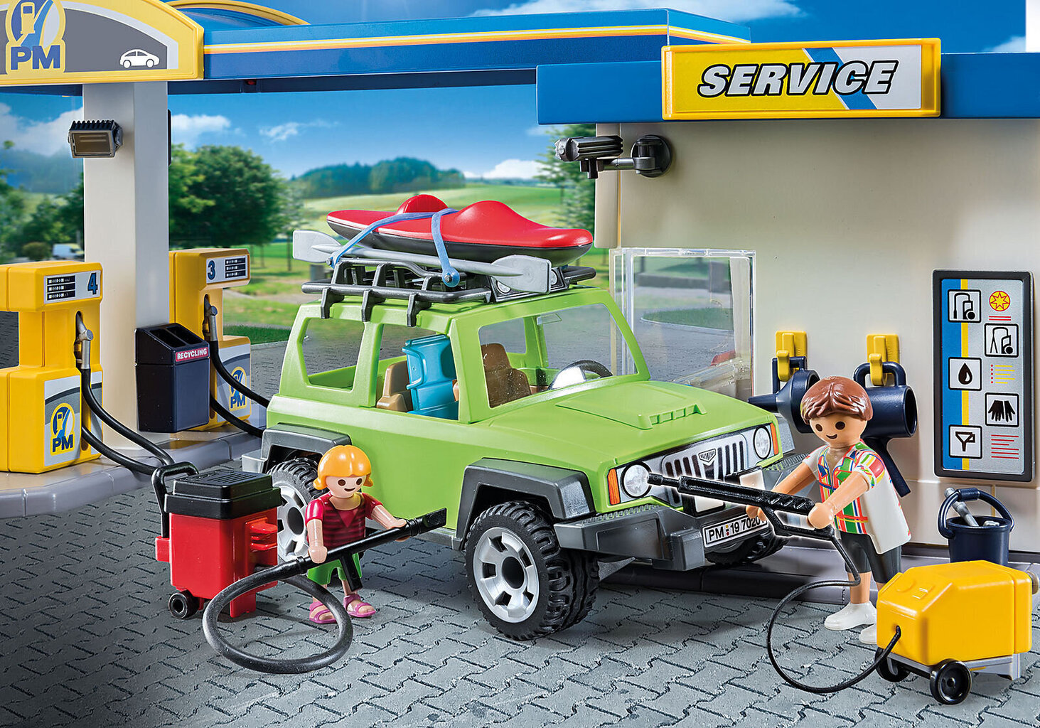 70201 PLAYMOBIL® City Life Tankla hind ja info | Klotsid ja konstruktorid | kaup24.ee