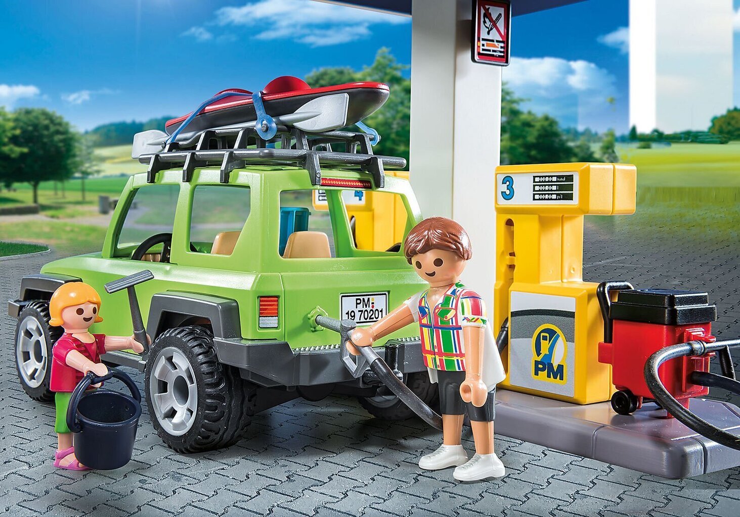 70201 PLAYMOBIL® City Life Tankla hind ja info | Klotsid ja konstruktorid | kaup24.ee