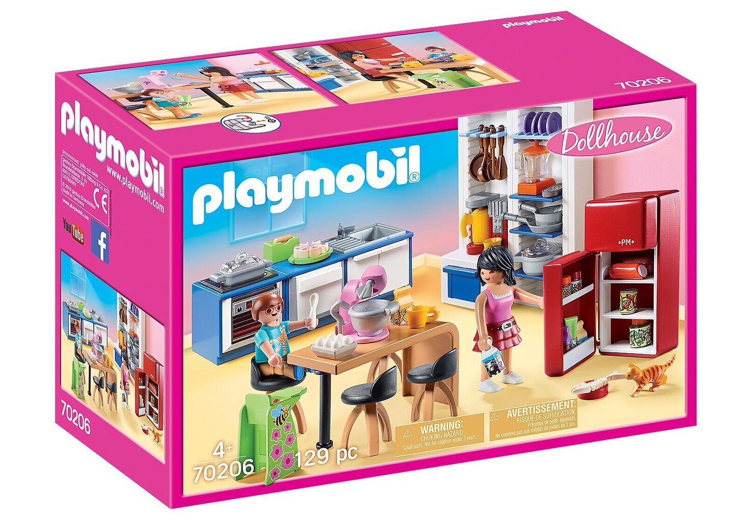 70206 PLAYMOBIL® Dollhouse Köök hind ja info | Klotsid ja konstruktorid | kaup24.ee