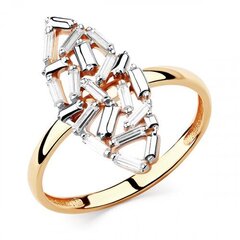 Золотое кольцо с фианитами 05ALM000129 цена и информация | Кольцо | kaup24.ee