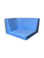 Угловое кресло Wood Garden Dry Pool Meditap, светло-синее