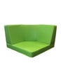 Угловое кресло Wood Garden Dry Pool Meditap, зеленое