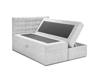 Кровать Mazzini Beds Jade 160x200 см, светло-серая цена и информация | Кровати | kaup24.ee