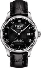 Женские часы Tissot T-Classic Le Locle T006.407.16.053.00, черные цена и информация | Мужские часы | kaup24.ee