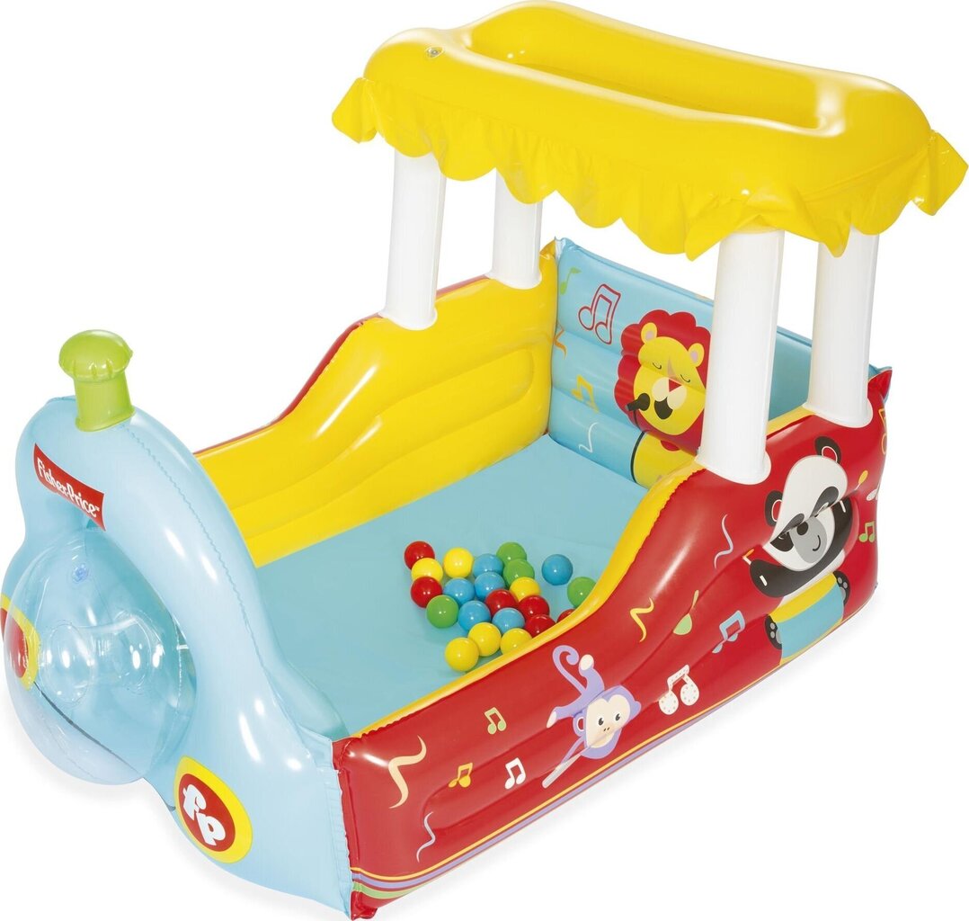 Täispuhutav pallimeri Traukinukas Fisher Price, 93537 цена и информация | Imikute mänguasjad | kaup24.ee