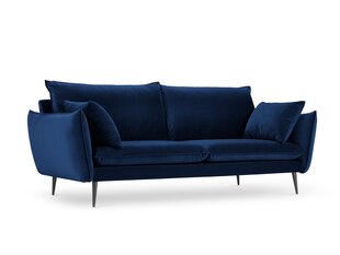Четырехместный бархатный диван Milo Casa Elio, синий/черный цена и информация | Диваны | kaup24.ee