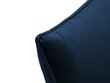 Neljakohaline sametdiivan Milo Casa Elio, sinine/must hind ja info | Diivanid ja diivanvoodid | kaup24.ee