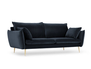 Четырехместный бархатный диван Milo Casa Elio, темно-синий/золотистый цена и информация | Диваны | kaup24.ee
