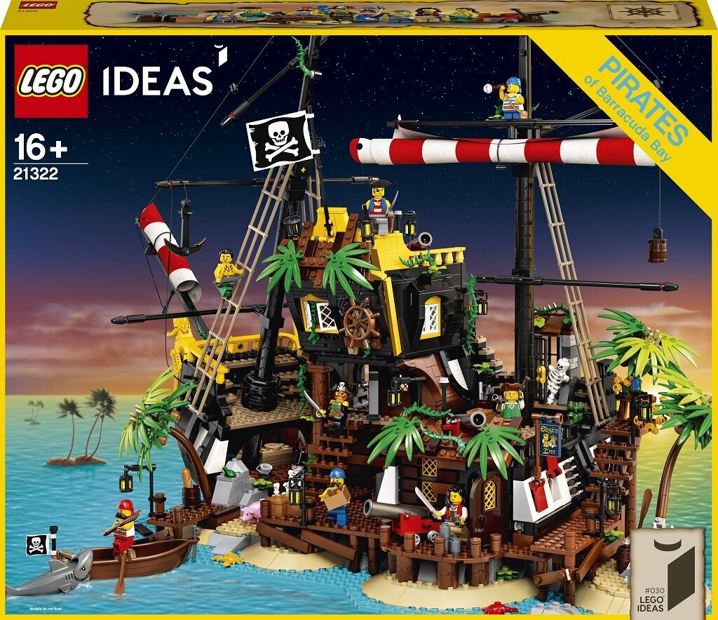 21322 LEGO® Ideas Barracuda lahe piraadid цена и информация | Klotsid ja konstruktorid | kaup24.ee